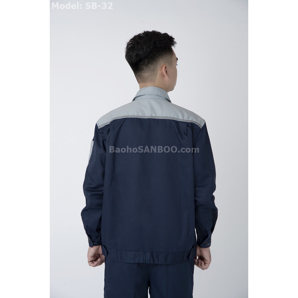 Bộ quần áo bảo hộ phối màu – SB32