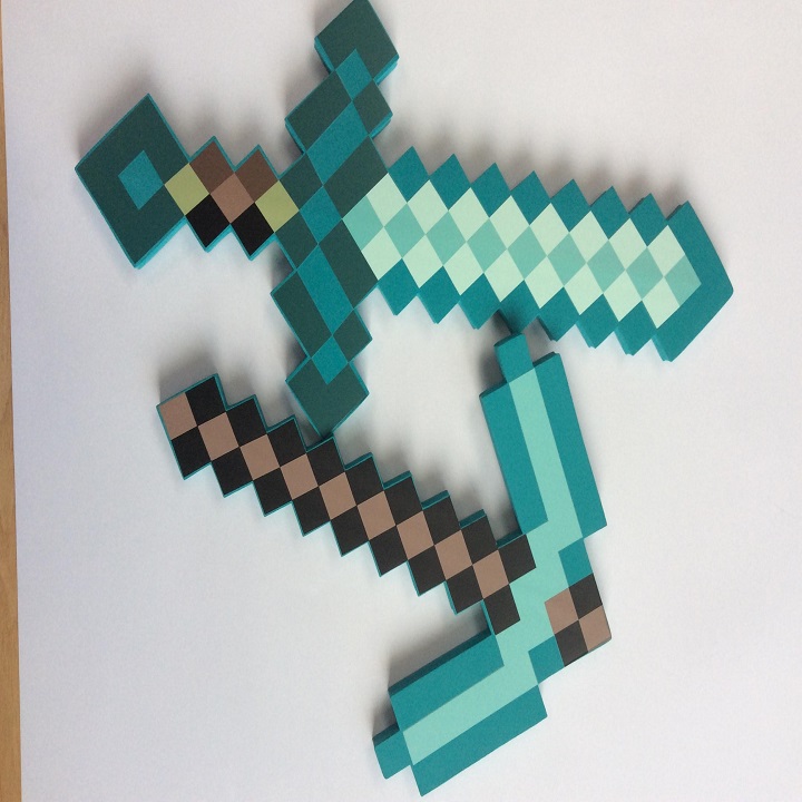 Combo Kiếm Cúp Minecraft