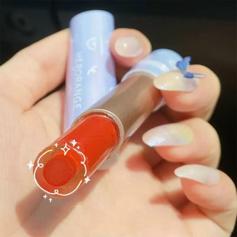 [HCM]Son dưỡng bóng môi Hero Orange nhân màu