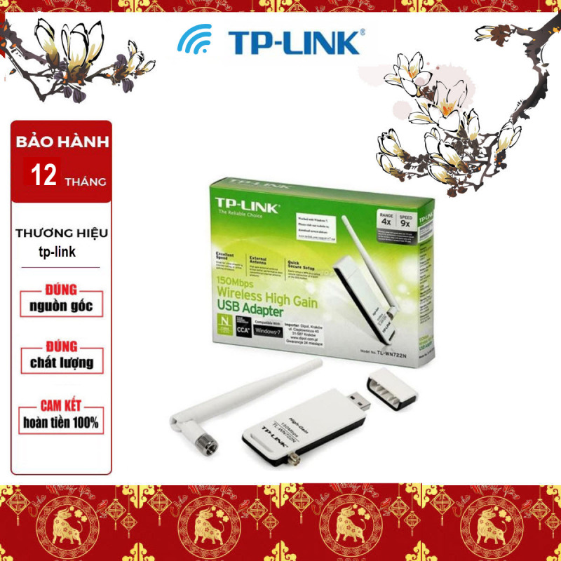 Bảng giá [Sản Phẩm Mới] TP-Link USB wifi (USB thu wifi) Chuẩn N 150Mbps TL-WN722N - Bảo Hành 12 Tháng {1 đổi 1} Phong Vũ