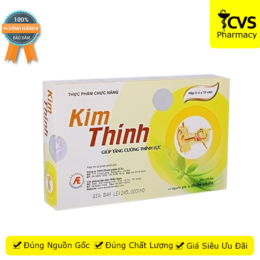 Kim thính - giúp tăng cường thính lực hộp 30 viên