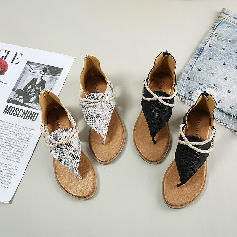 [Hàng Mới] Giày Sandal Boho Chiến Binh Xỏ Ngón Vân Rắn  Fullbox Hãng N35