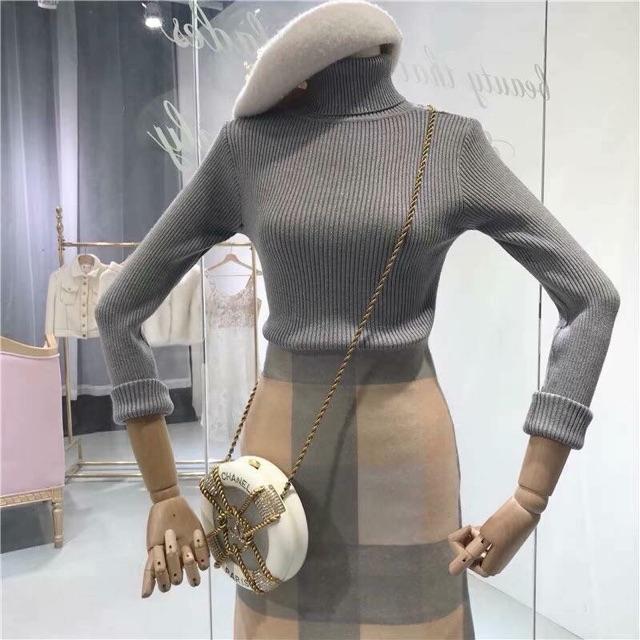 Áo len tăm cổ lọ dòng cao cấp
