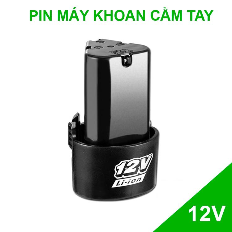 Pin sạc 12v, dung lượng 1500mah, sử dụng liên tục 4h - Pin 12v có sạc, sạc 12v tự ngắt, dành cho các dòng máy khoan pin Makita, khoan pin Hitachi - HẢI MY STORE