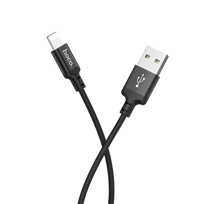Cáp sạc HOCO X14 | USB to L | dây dù chống đứt, dài 2m | chính hãng | Bảo hành 6 Tháng