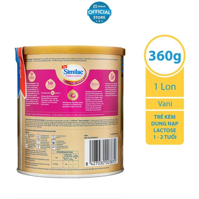 Sữa bột Similac Total Comfort 1  (HMO) 360g