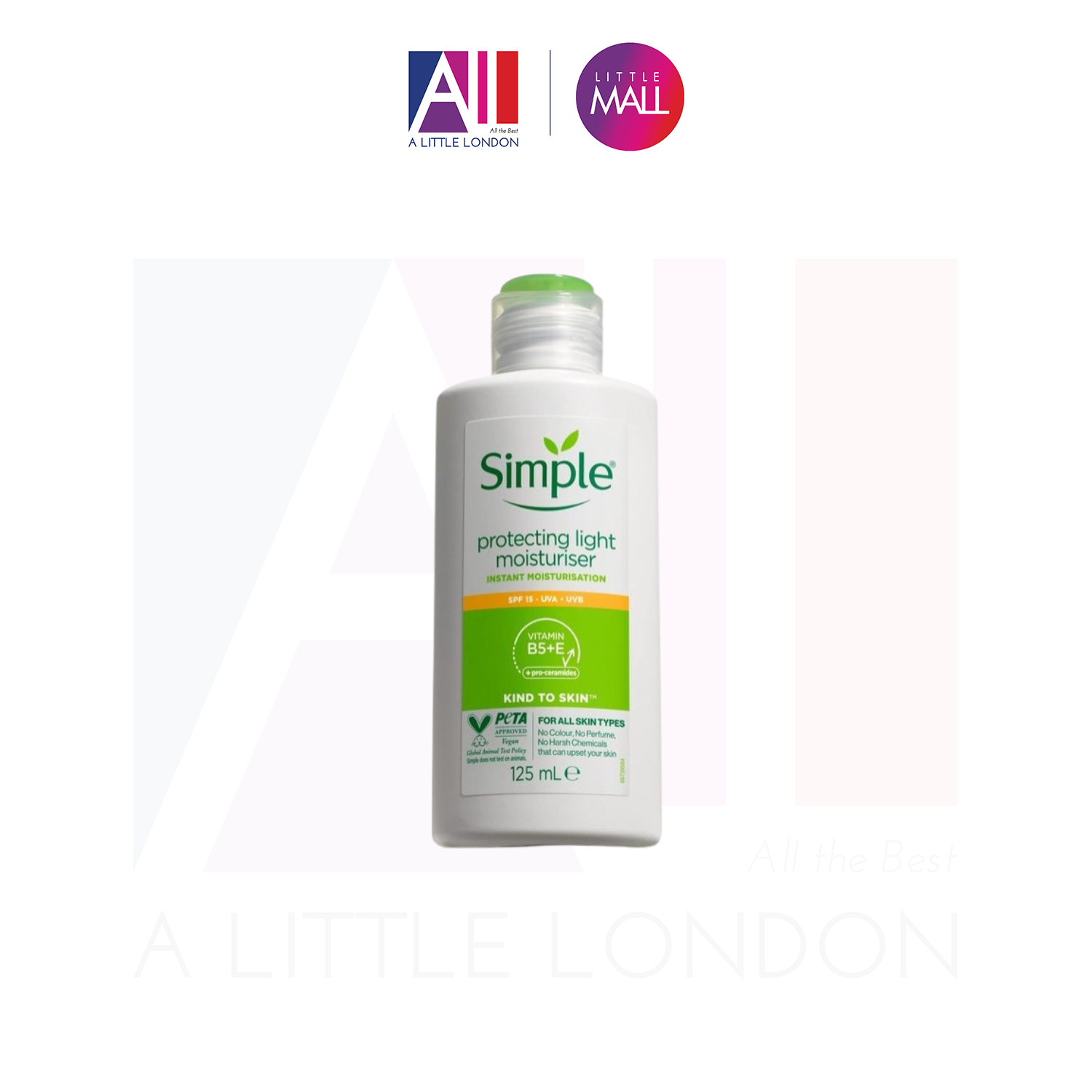 Kem dưỡng chống nắng Simple Kind To Skin Protecting Light Moisturizer SPF15 (Bill Anh)