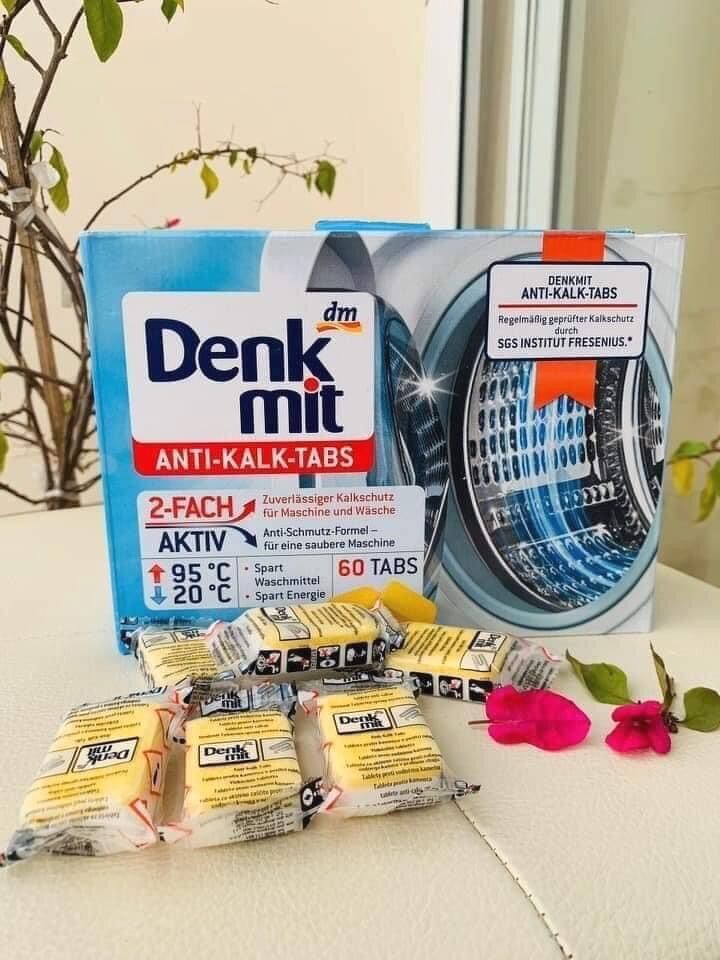 Viên tẩy lồng máy giặt Denkmit nhập khẩu Đức