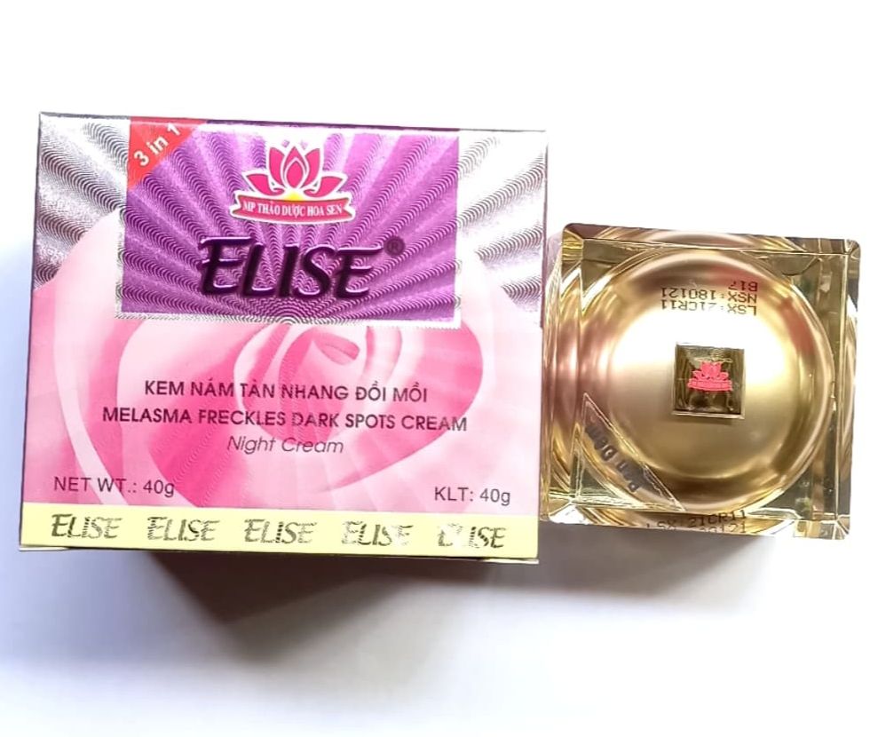 Kem Elise nám,  tàn nhang, đồi mồi 40g