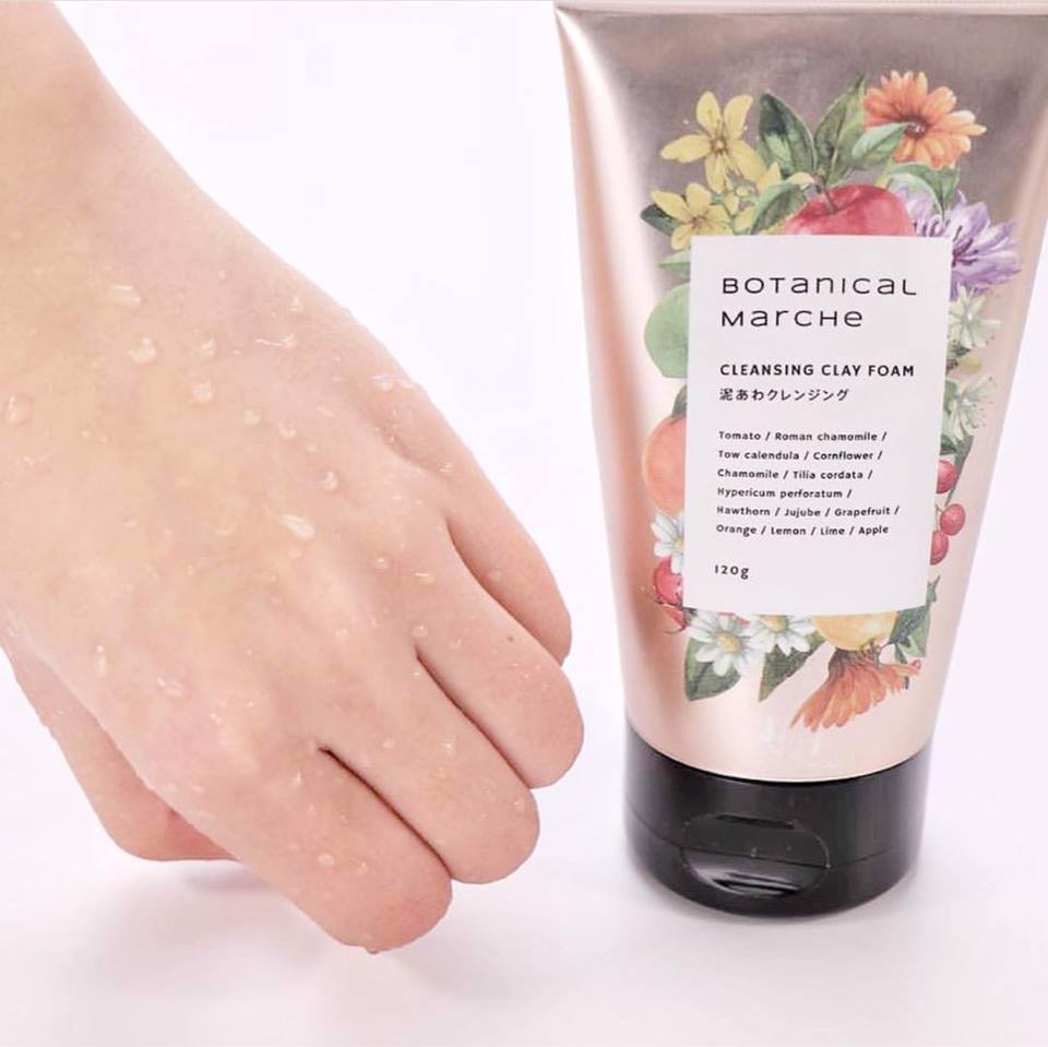 Sửa Rửa Mặt Thảo Mộc Botanical Marche 3in1 (120g) Nhật Bản