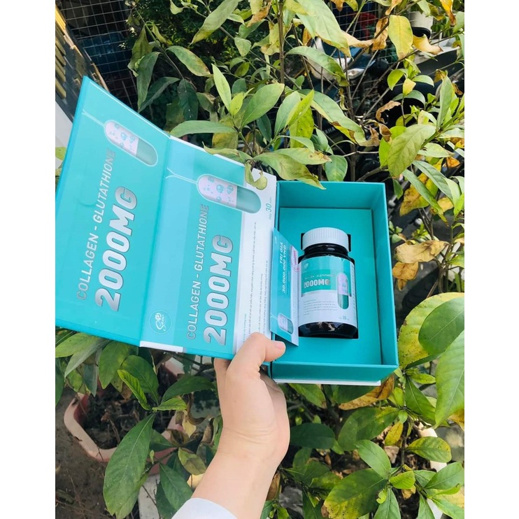 Viên uống trắng da làm mờ nám GLUTATHIONE 2000mg
