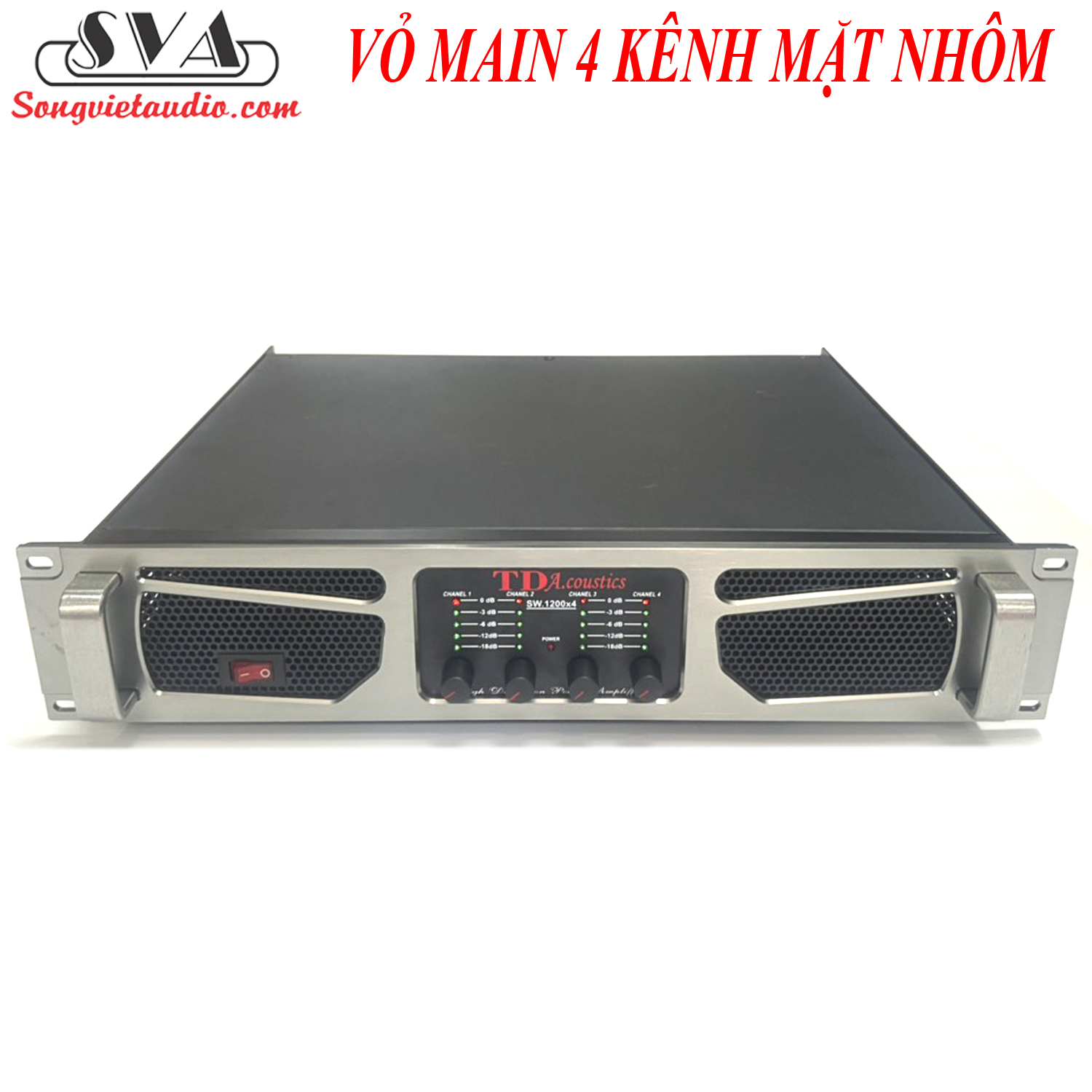 Vỏ main 4 kênh mặt nhôm - sw1200