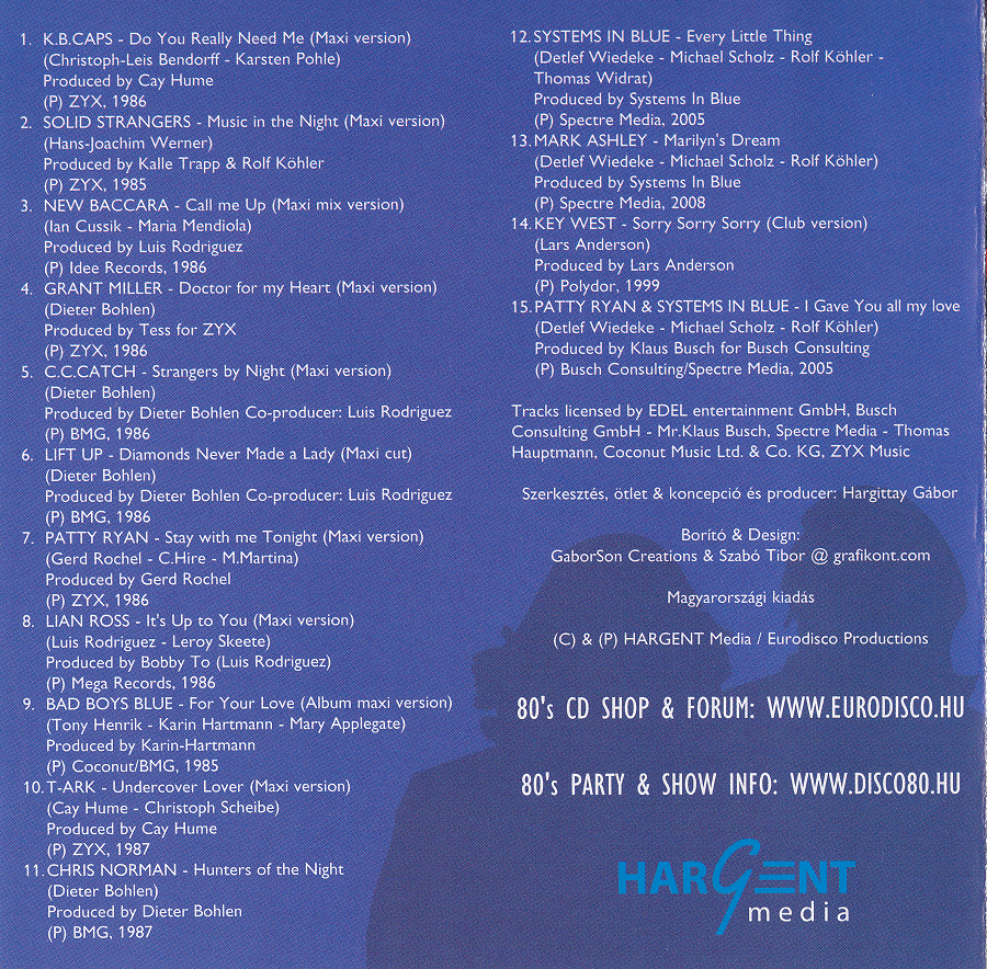 Bộ 5 đĩa cd nhạc Moderm Talking 2