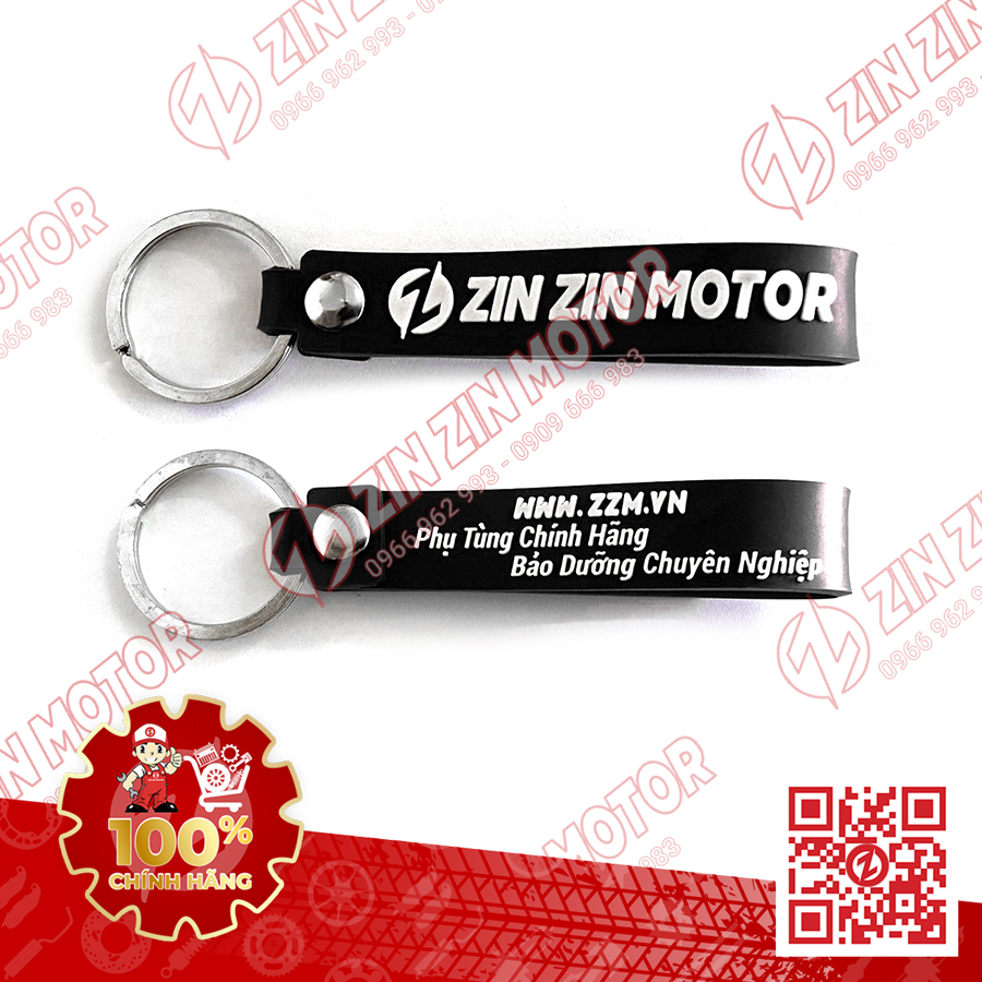 Móc Khóa Zin Zin Motor 20cm Màu Đen