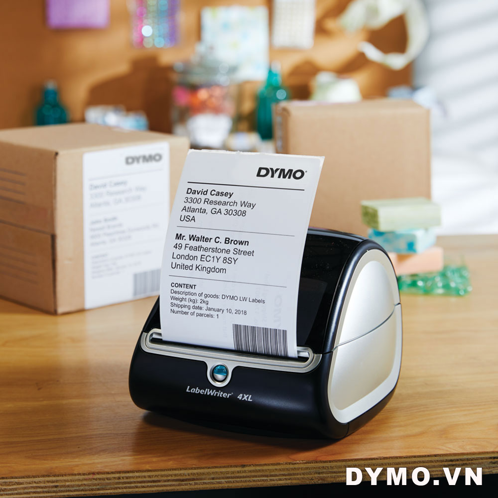 Tem dán in Địa chỉ tiêu chuẩn Dymo (LW) giấy 28 x 89mm – (260/2Cuộn)