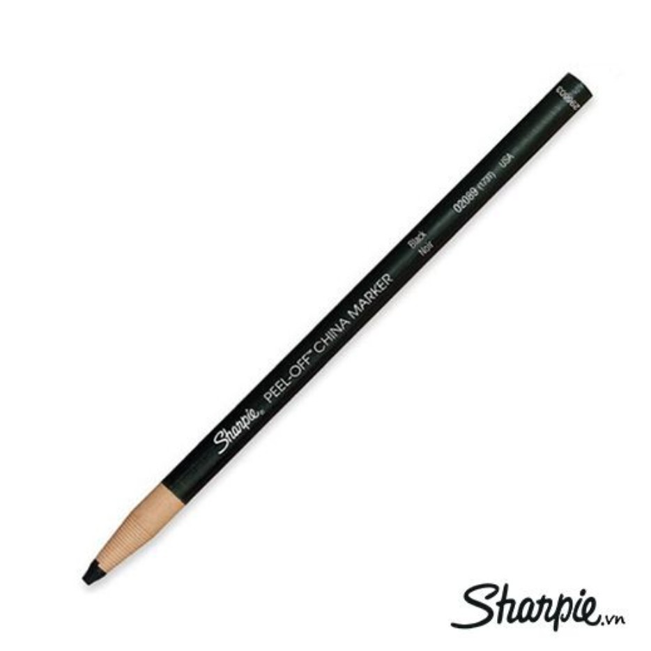 CHÌ ĐÁ  Chì Kẻ Mày Không Trôi- SHARPIE PRo - Đen Đỏ Trắng-USA
