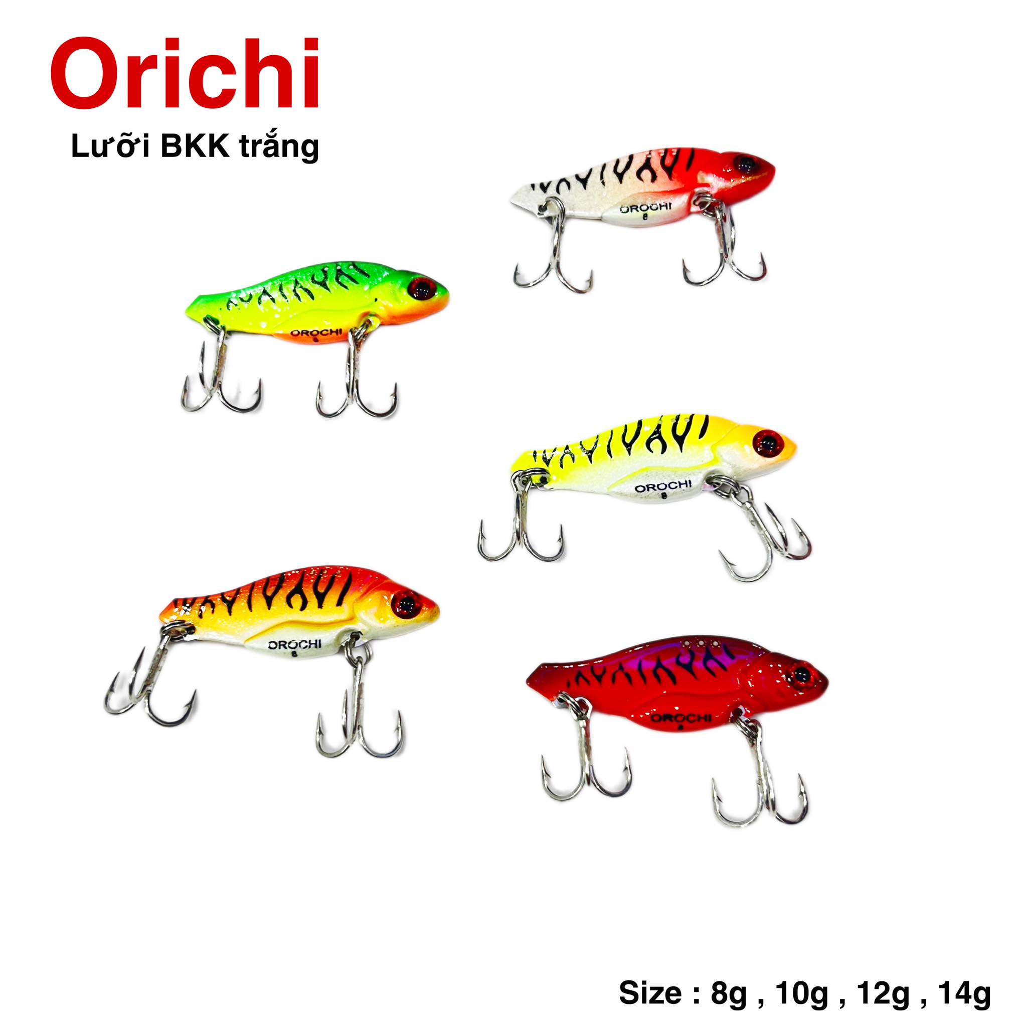 Cá sắt Orichi, Cicada, Fishen lưỡi BKK trắng