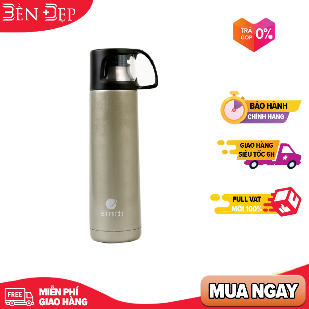 Bình giữ nhiệt Elmich inox 304 500ml EL2968 (Giá áp dụng giao tại HN, HCM& các tỉnh liên hệ shop)