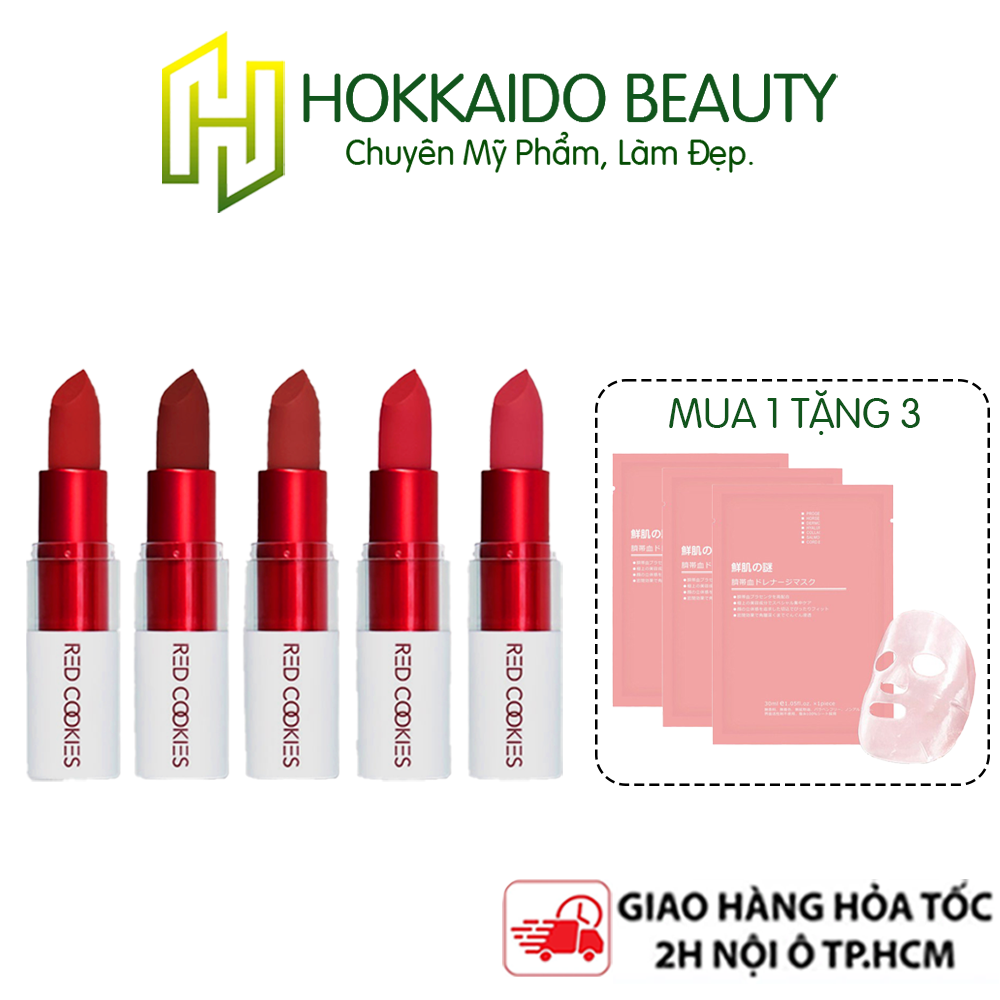 Son Lì Marshmallow Powder Lipstick- Red Cookies