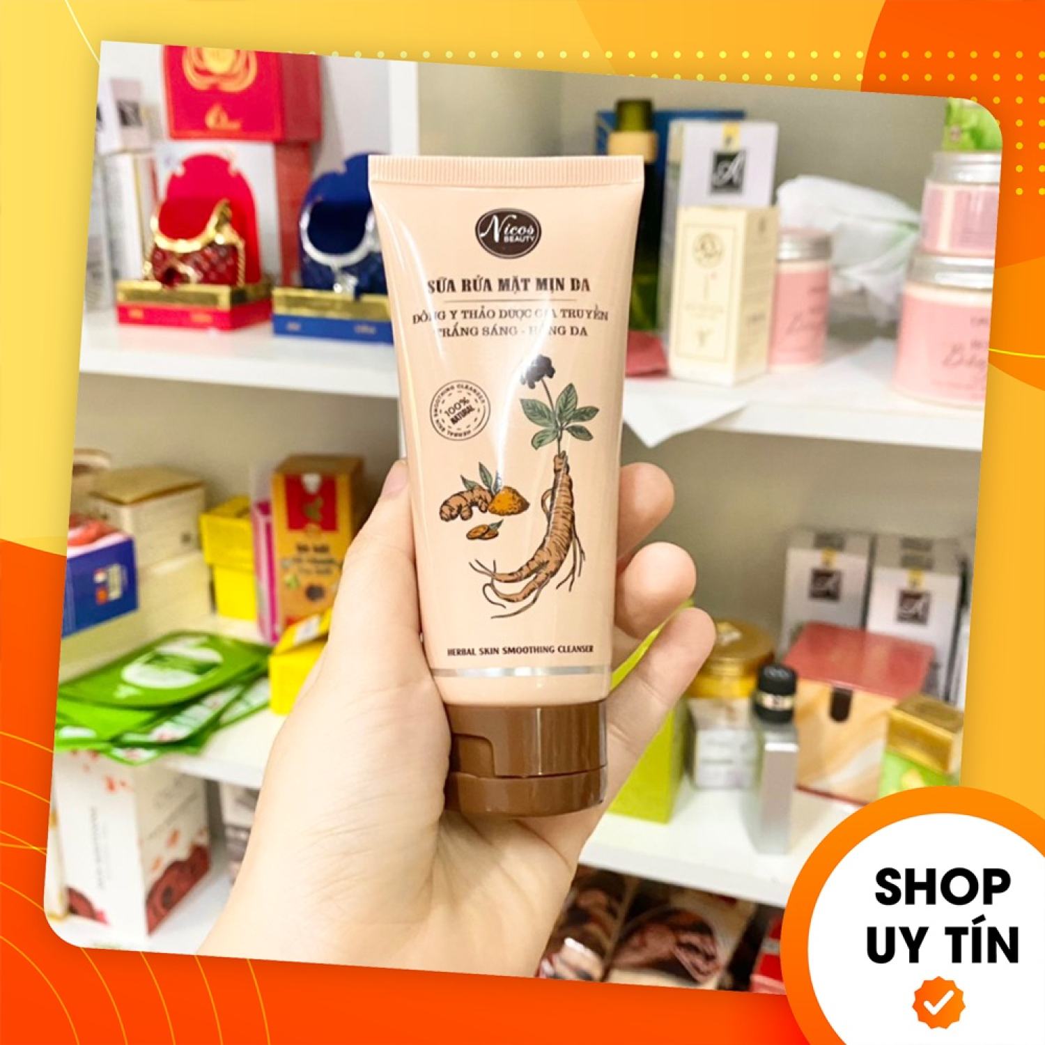 Sữa rửa mặt đông y nicos beauty - 8938508845606