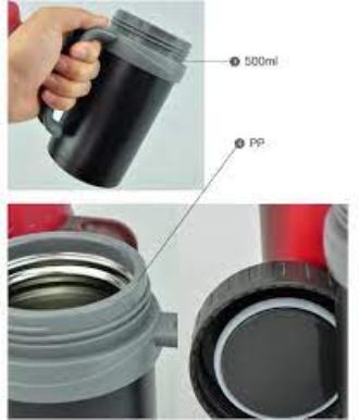 [HCM]Cốc giữ nhiệt Lock and Lock Basic Table Mug LHC4026 500ml