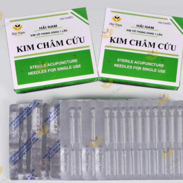 Kim châm cứu vỉ Hải Nam 0,3*40mm