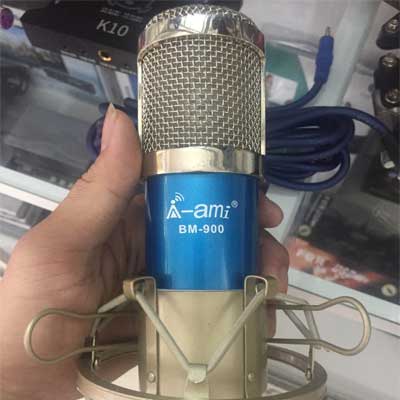 Micro thu âm ami bm-900 – mic hát karaoke live stream