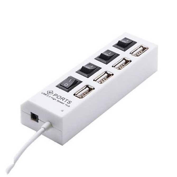 [HCM]Thiết bị chia cổng USB 4 cổng có công tắc
