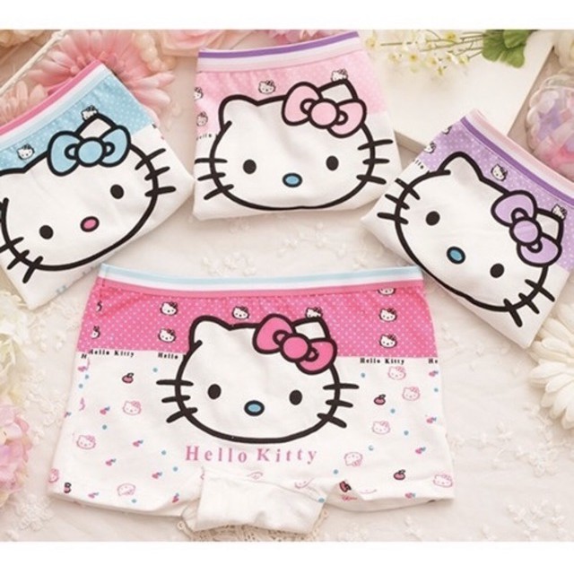 QUẦN CHIP MÈO KITTY CỰC XINH CHO BÉ