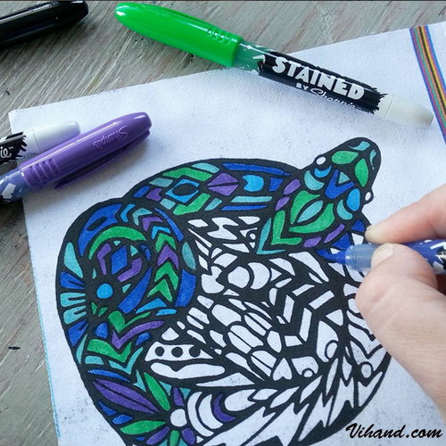 [HCM]Bút vẽ vải không phai màu Sharpie Stained