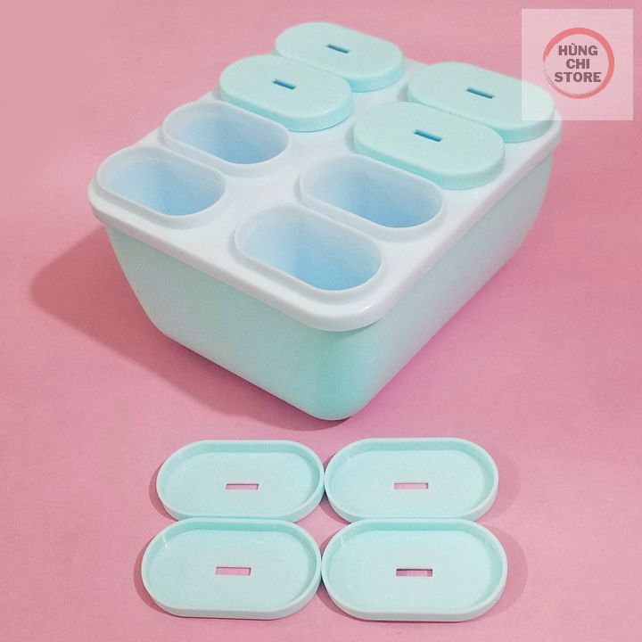 Khuôn Làm Kem Lúa Mạch 8 Que An Toàn - Kiểu Dáng Sang Trọng❣