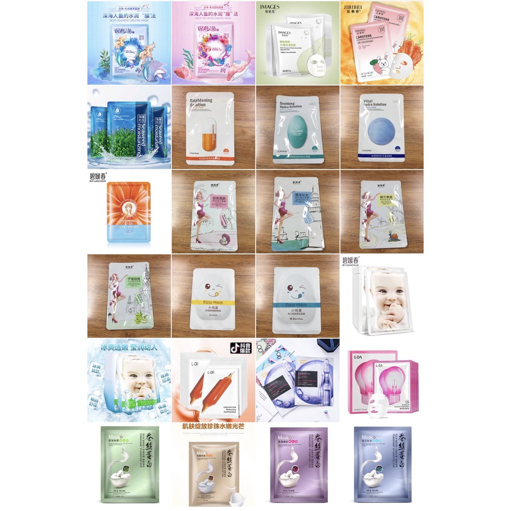 [Combo 50 mặt nạ] Mặt Nạ Rẻ Loại Thường
