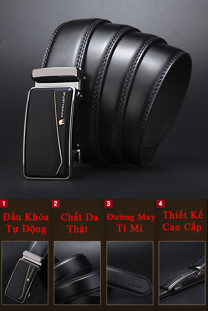 [HCM]Dây Nịt Thắt Lưng Nam Da Bò Cao Cấp AeShin - R10