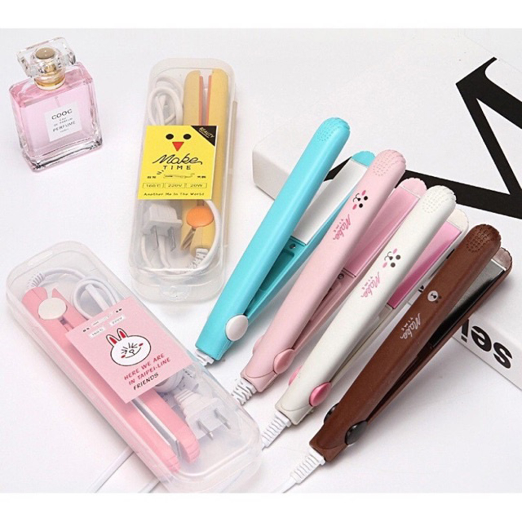 Máy Là Tóc Mini Đa Năng 3in1 Ép| Uốn| Duỗi Tóc Tiện Lợi