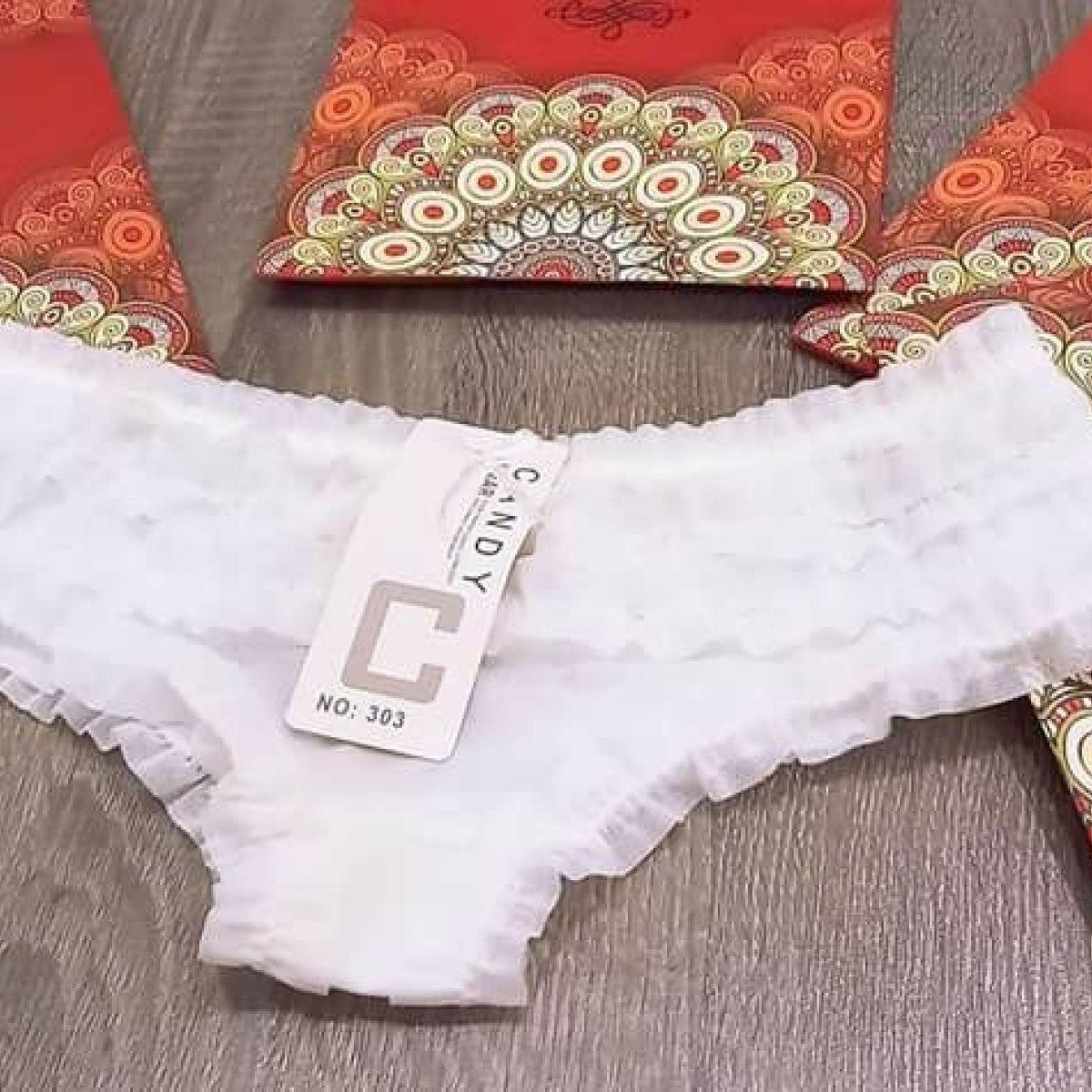 Combo 5 Quần Lót Nữ Ren Tầng Công Chúa Candy 303 – Set 5 Chiếc Thoáng Mát, Mềm Mại, Kiểu Dáng Dễ Thương