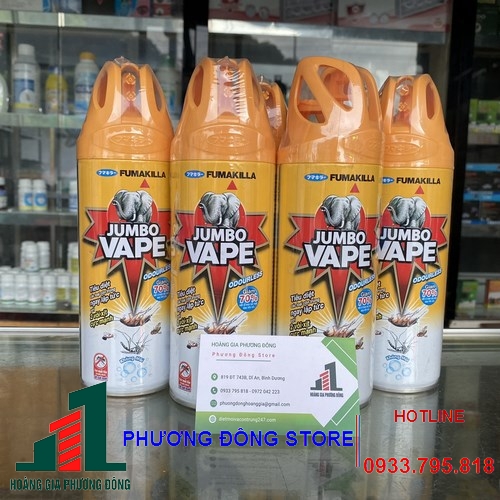 Bình xịt muỗi và côn trùng jumbo (chai 300ml, chai 600ml )