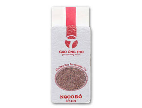 Gạo Lứt Đỏ - Túi 1kg - Gạo Ông Thọ