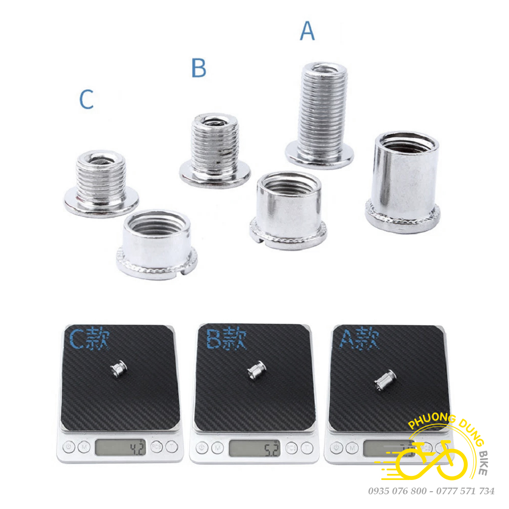 Ốc vặn đĩa răng vào giò xe đạp (Thép)