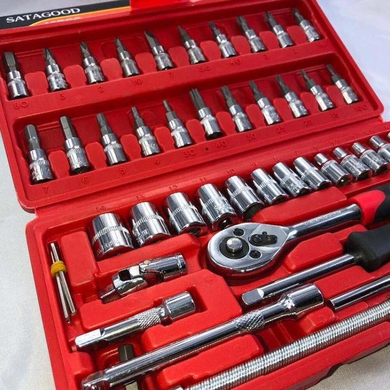 Bộ Dụng Cụ Tua Vít 46 Món Mở Bulông Ốc Vít