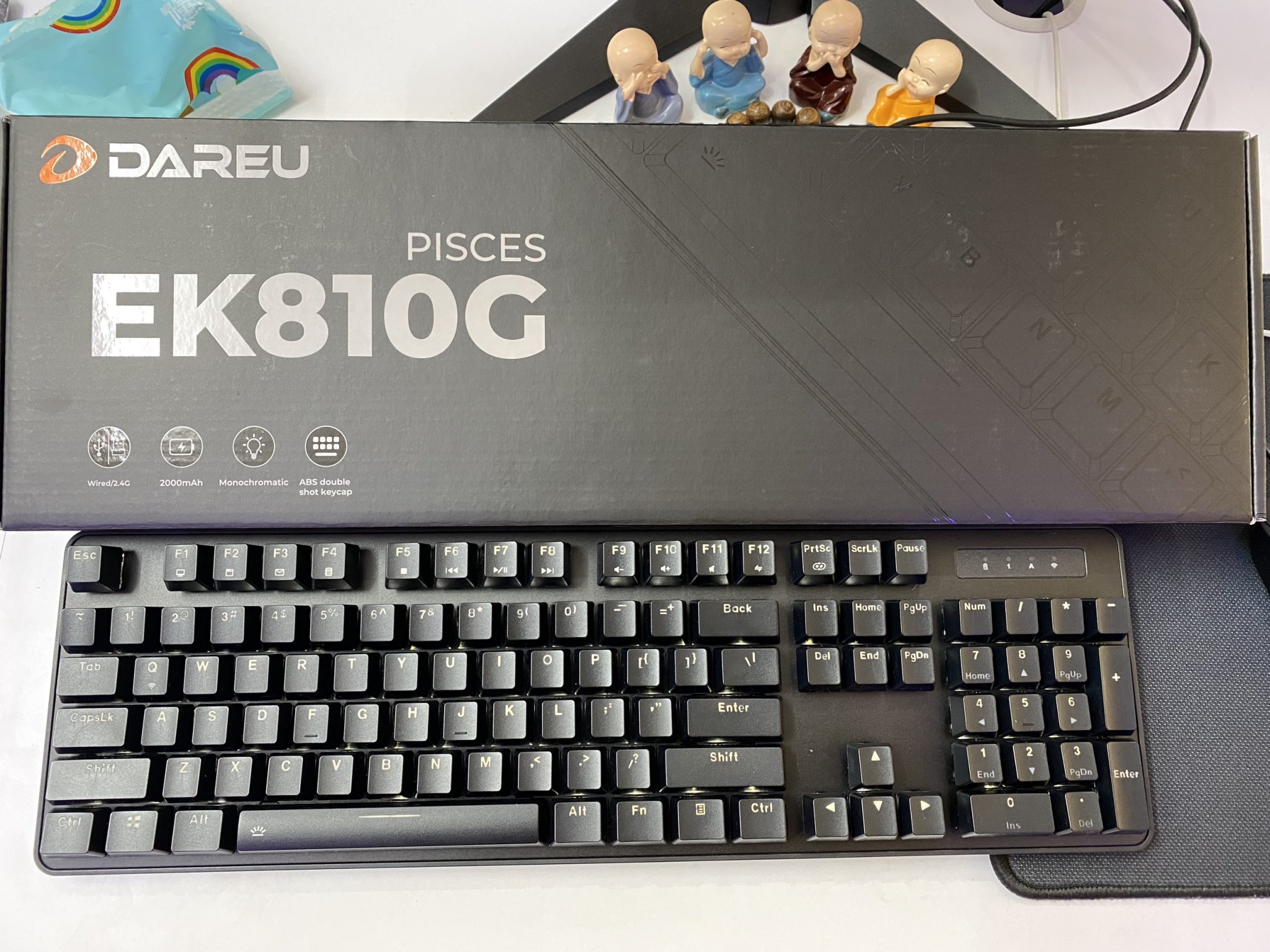 Bàn phím cơ không dây Dareu EK810G ( Blue , Brown , Red Switch )