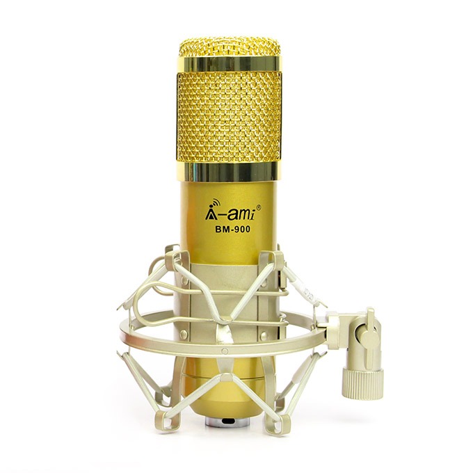 [HCM]Micro Thu Âm AMI BM-900 – Mic Hát Karaoke Live Stream