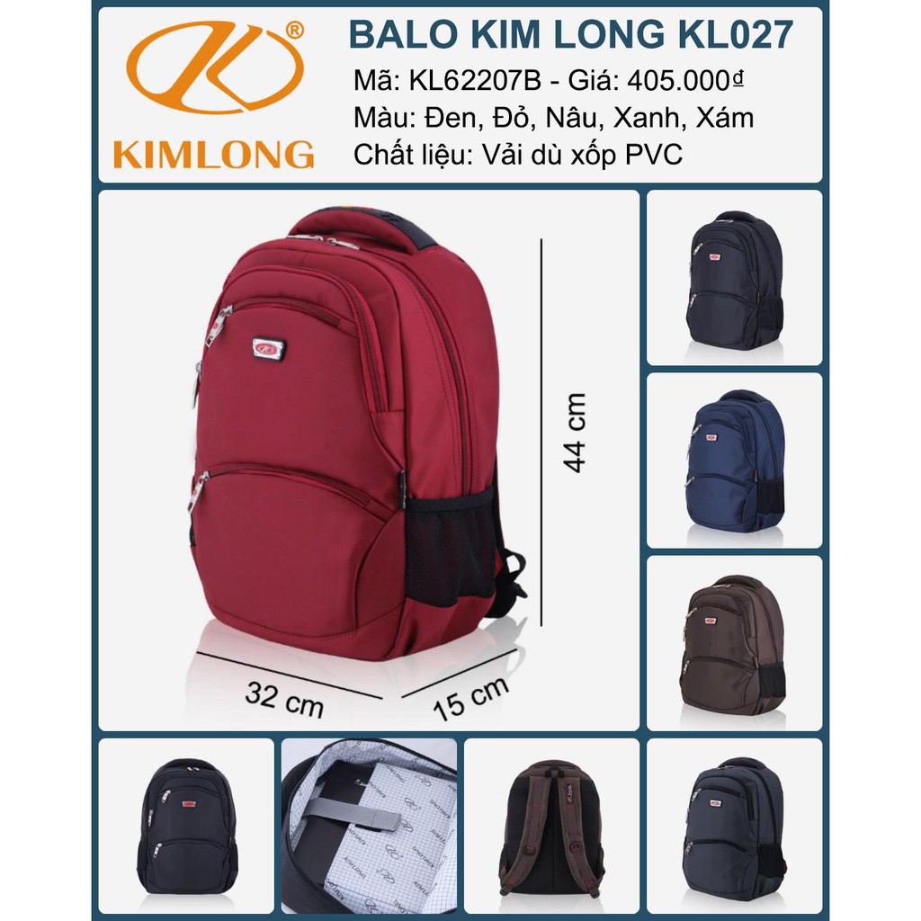 [HCM]Balo Kim Long KL027