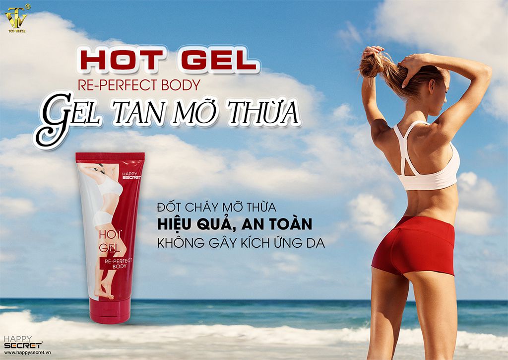 [HCM]GEL TAN MỠ HOT GEL RE-PERFECT BODY