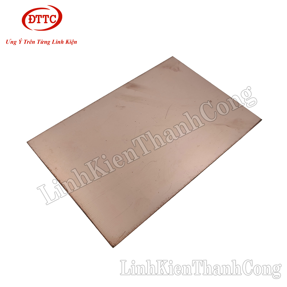 Phíp Đồng FR4 1.6mm 10x15cm 2 mặt (Phíp Thủy Tinh)