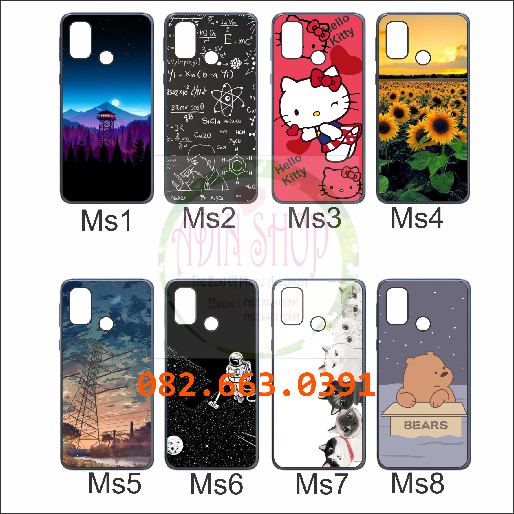 [HCM]Ốp lưng Vsmart Joy 4 dẻo in hình hoạt hình siêu dễ thương (P1)