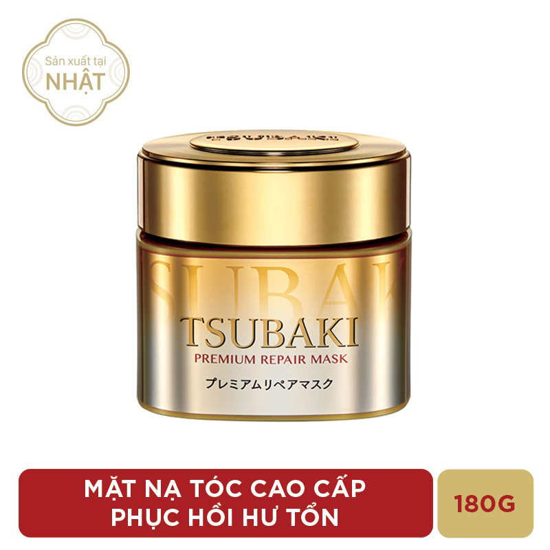 Mặt nạ tóc cao cấp tsubaki phục hồi hư tổn 180g