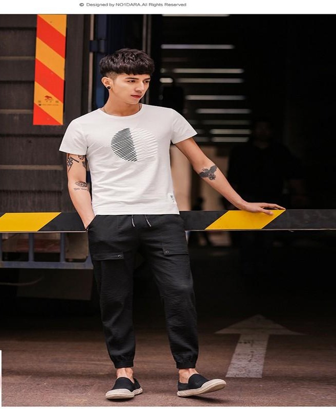 [KÈM ẢNH THẬT] ÁO THUN NAM IN HÌNH TRÒN FORM CHUẨN