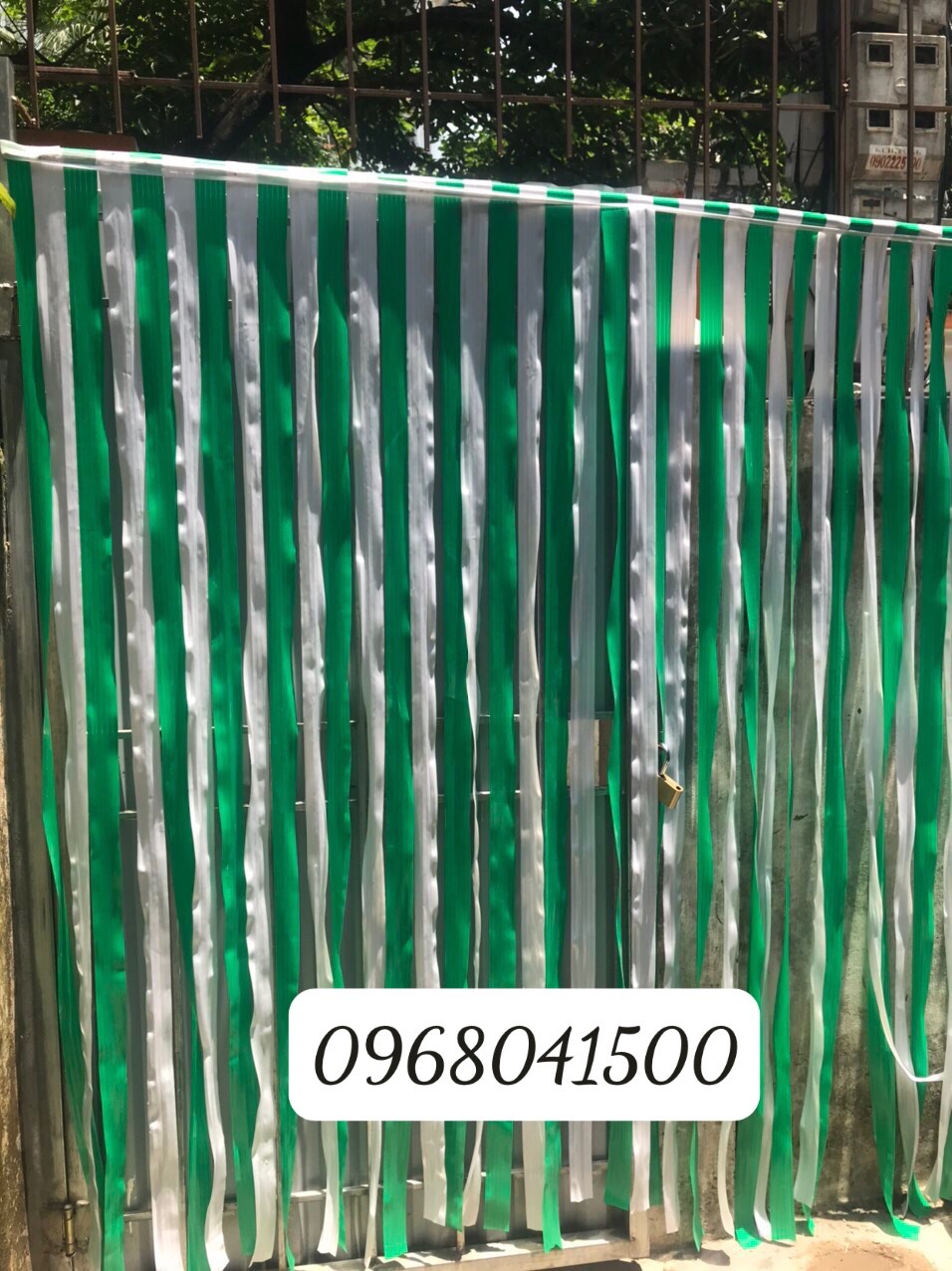 Mành Rèm Nhựa Đóng Sát( Mau)