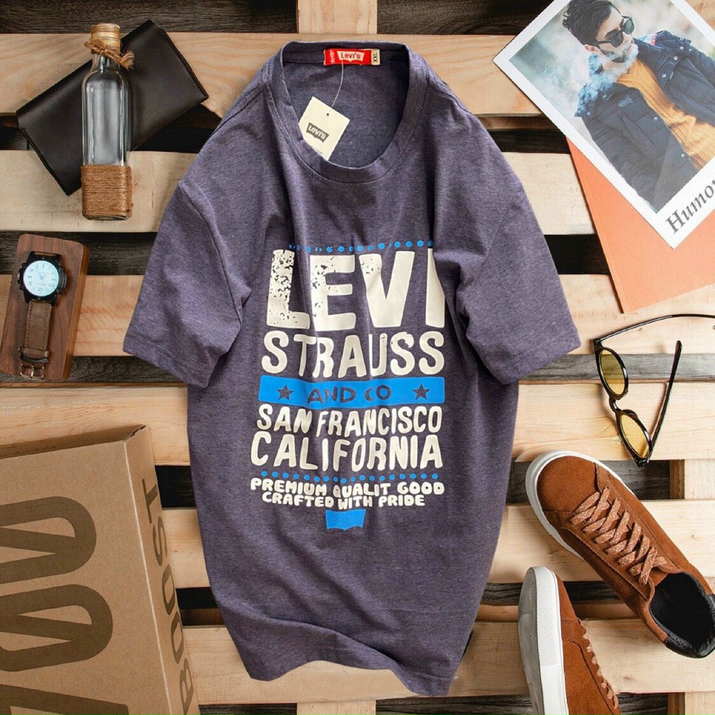 Áo thun nam cổ tròn LEVI's thời trang