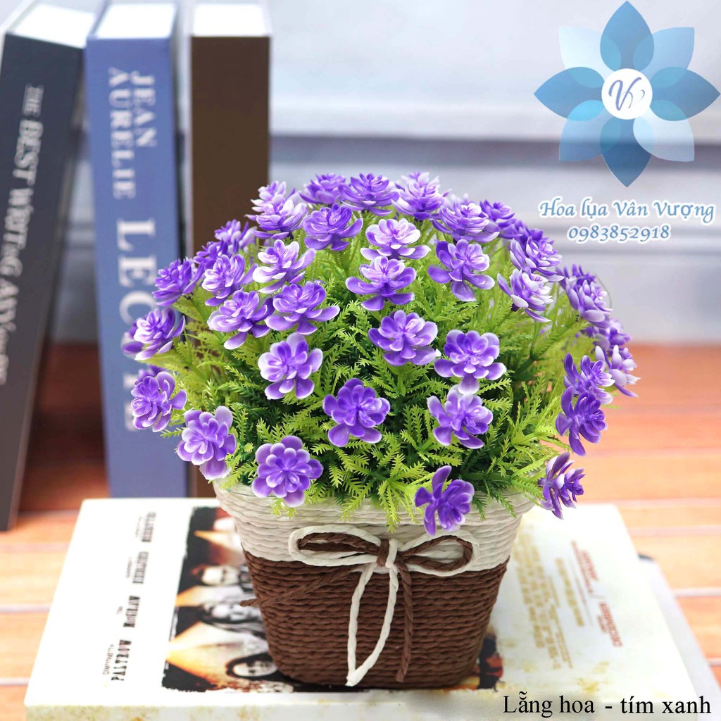 Hoa lụa 🌺freeship🌺 giảm 10k khi nhập hoa giả để bàn cao cấp